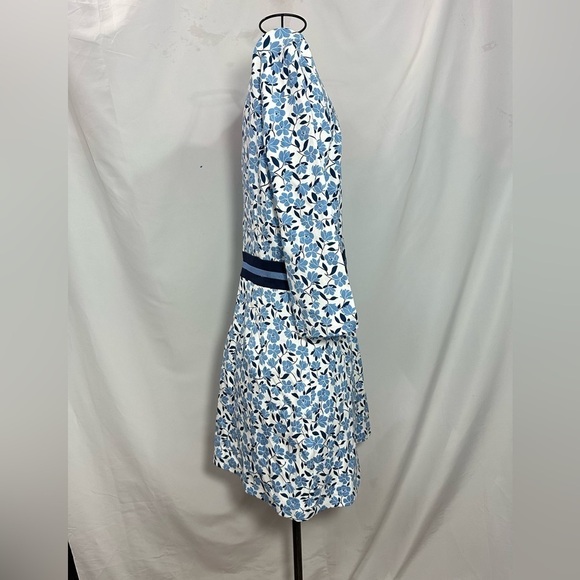 Draper James Blue Floral Mini Dress - Picture 6 of 8